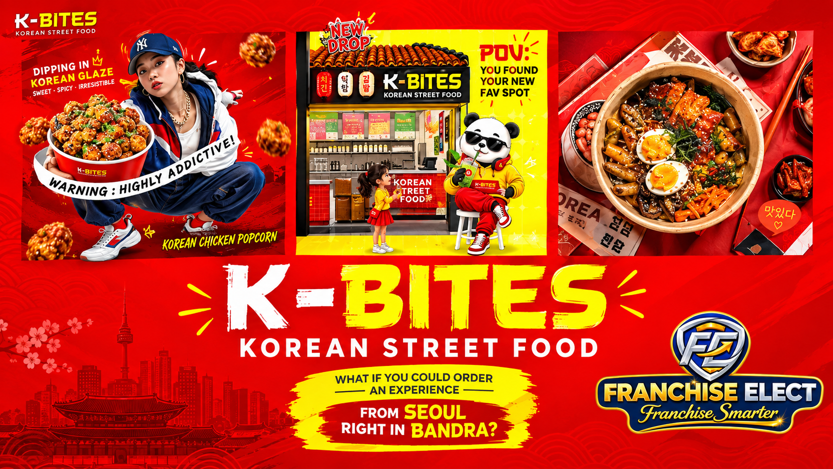 K-Bites Korean street food brand launches first Mumbai outlet in Bandra featuring Korean Chicken Popcorn, ramen bowls and QSR storefront