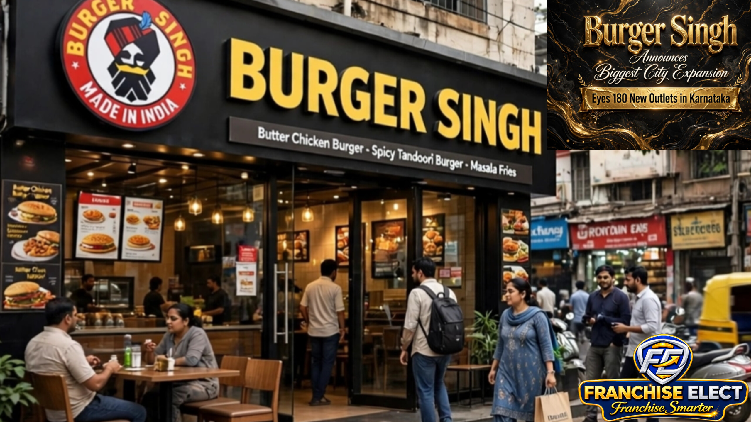 Burger Singh announces biggest city expansion eyes 180 new outlets in Karnataka