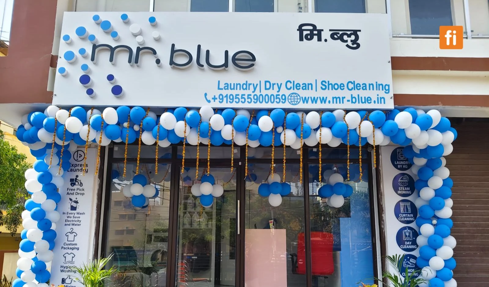 mr. blue opens 12 new laundry stores across India as franchise operations account for 50% of its business.