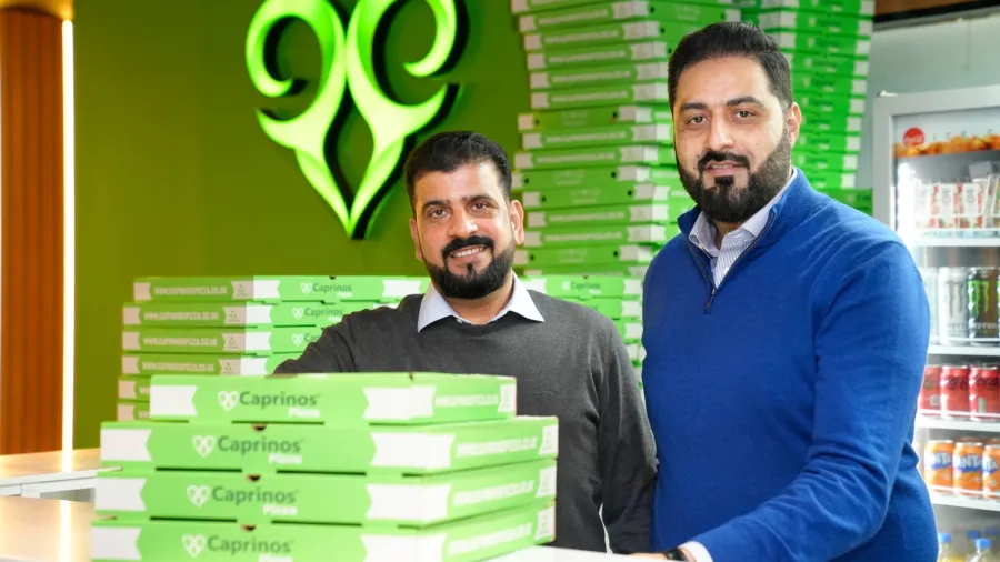 Gul Nawaz and Khalil Rehman, co-founders of Caprinos Pizza / Press photo